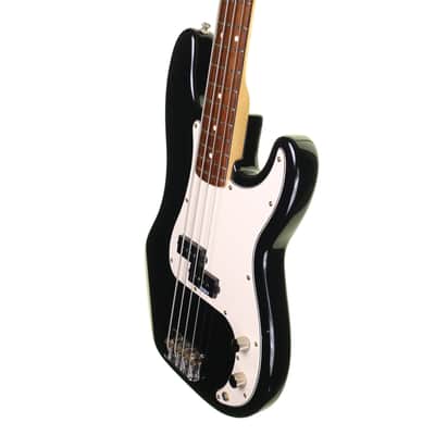 Fender Standard Precision Bass, Black with Hard Case image 9
