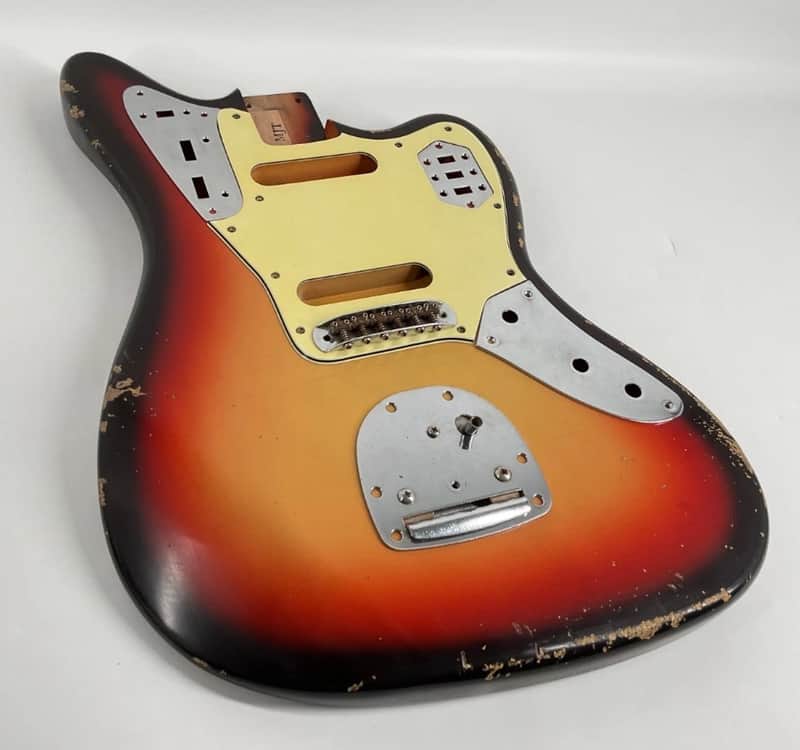 MJT Lightweight Jaguar Body 2026 - Aged Nitro 3 Tone Sunburst image 1
