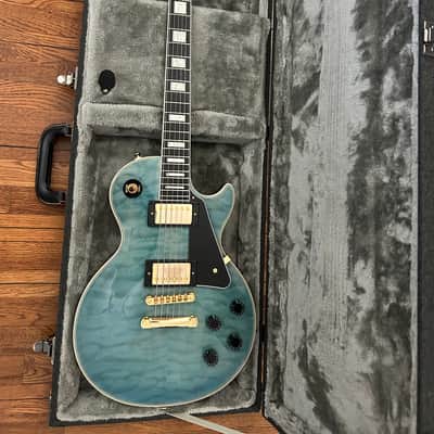 Epiphone Les Paul Custom 2025 - Ocean Blue image 1