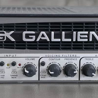 Gallien-Krueger 700RB-II 450-Watt Biamp Bass Amp Head 2010s - Black / Silver image 8