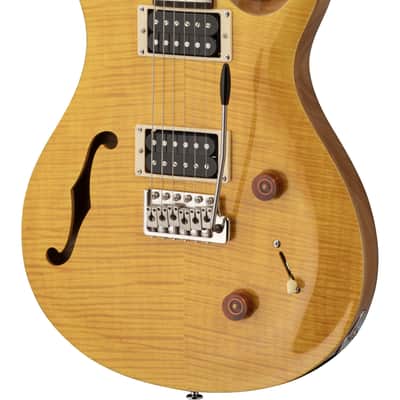PRS SE Custom 22 Semi-Hollow Santana Yellow image 3