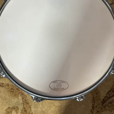 Walker Custom Drums 14x5.5 Silver Sparkle Snare Drum - VIDEO image 4