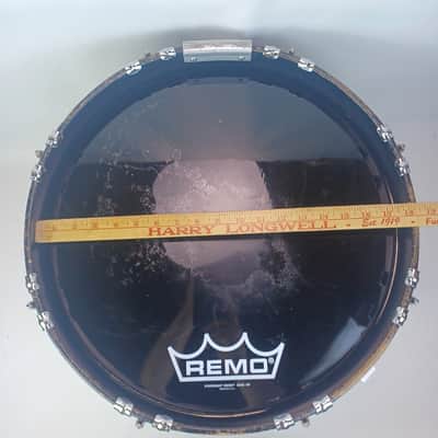 Pearl 14x18" Marching Percussion Bass Drum Silver Shimmer Marcher Kick Set 6Ply image 12
