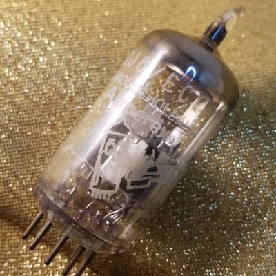 Amperex Matched Pair (2) 6DJ8 tNOS AT1000 TESTED Vacuum Tubes Heerlen Small Halo Getter rare Treble Clef Bugle Boy T4TCbb ECC88 dual triode 1960-1966 image 23