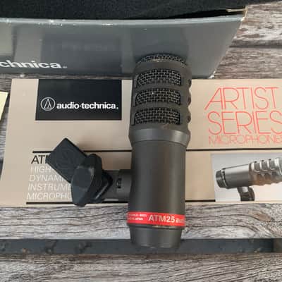 Audio-Technica ATM25 Hypercardioid Dynamic Instrument Microphone 2000s - Dark Gray image 2