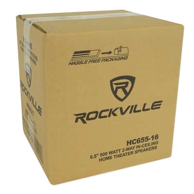 (4) Rockville HC655-16 6.5" 500 Watt In-Ceiling Home Theater Speakers 16 Ohm image 11