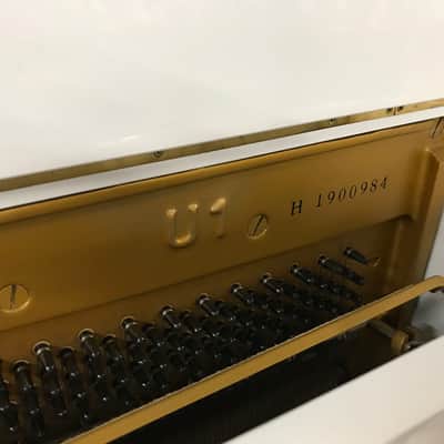 Yamaha U1H Refurbished - 1900984 - Gloss White image 3