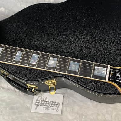 NEW! Gibson Dealer Select Custom Shop Les Paul Custom - Wild AAA Figured Flame Top - Antique Natural - Authorized Dealer - 8.7 lbs - G05981 (Copy) image 5