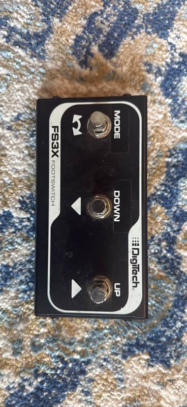 DigiTech FS3X 3 Button Footswitch 2010s - Black image 1