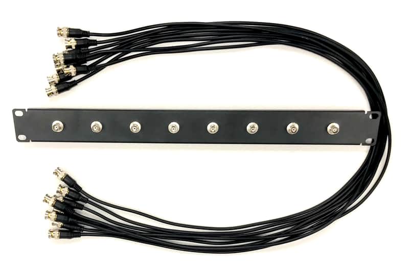 Wireless  Front Mount Antenna Kit for Shure & Sennheiser Systems 8 GOLD BNC +40” Cables   FMP840 image 1