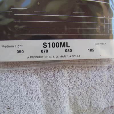 Steinberger S100ML Double Ball Bass Guitar Strings Made By La bella 80's? NOS Never Used But Older image 2