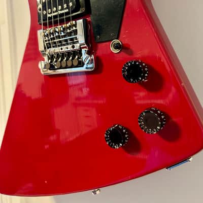 Gibson USA Explorer 1984 with factory Kahler Tremolo Bridge - Ferrari Red image 4