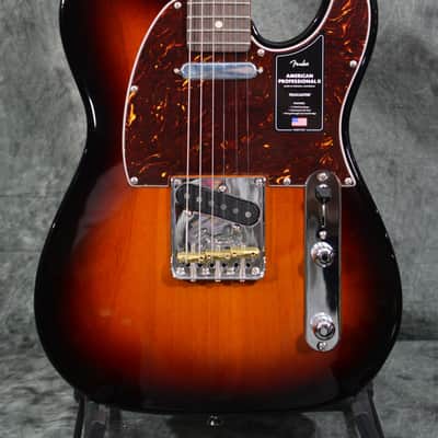 Fender American Professional II Telecaster 3-Color Sunburst Rosewood w/ FREE Same Day Shipping image 1