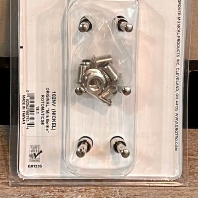 Grover 102NV Original "Milk Bottle" Style Rotomatics Tuning Machines Set - Nickel image 2