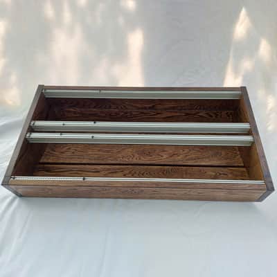 7U / 126hp Eurorack case EVA • Rails + M3 nuts / Dark oak / Unpowered image 3
