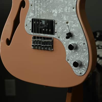 Fender MIJ Flamingo Pink Telecaster Thinline 2017 - UPGRADED GIG BAG! image 6