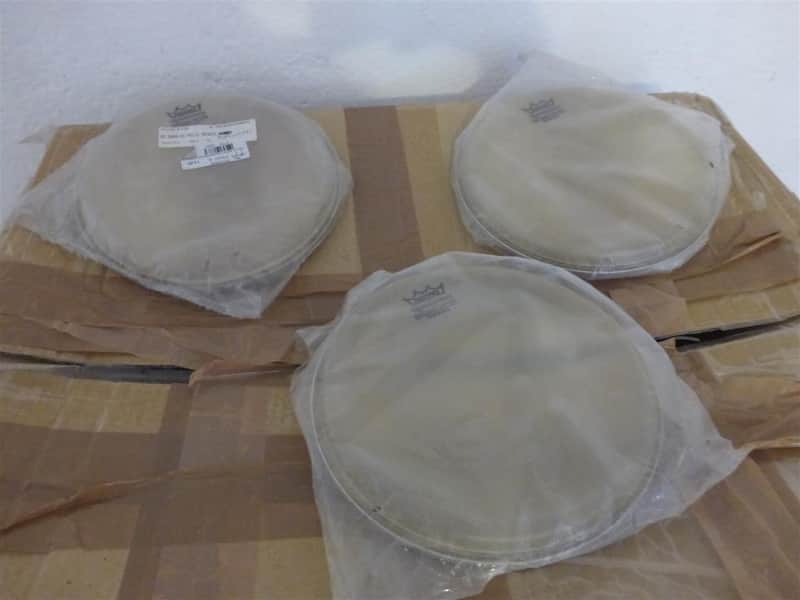 Remo  8" Renaissance Diplomat Heads - Never Used image 1