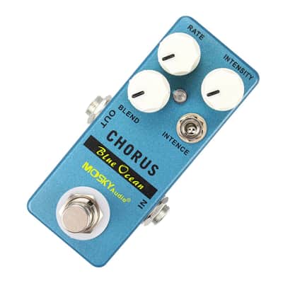 MOSKY Blue Ocean Guitar Chorus Effect Pedal True Bypass Full Metal Shell image 6