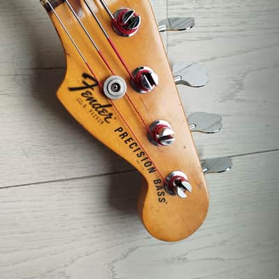 Fender USA 1982 Jazz Bass / Precision Fretless neck - Sunburst image 6