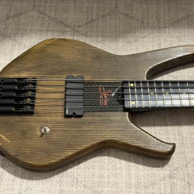 Status Graphite S2 custom 2010s 5 string headless bass image 4