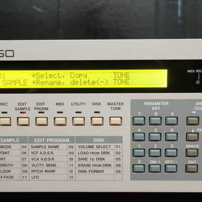 AKAI S950 Rare Classic 80's Vintage 12 bit LO-FI 2U Rack Sampler - 100V image 3