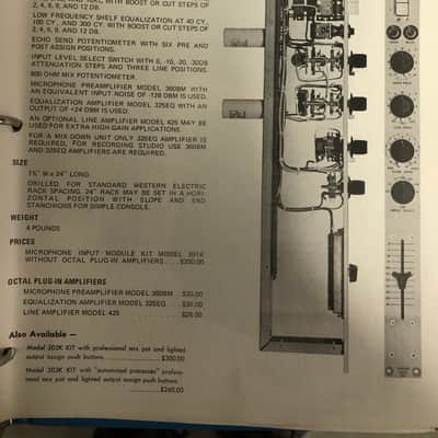 12 Opamp labs Vintage 203 channels strips with inductor EQ’s (Electrodyne/Quad eight/Neve/Langevin) image 3
