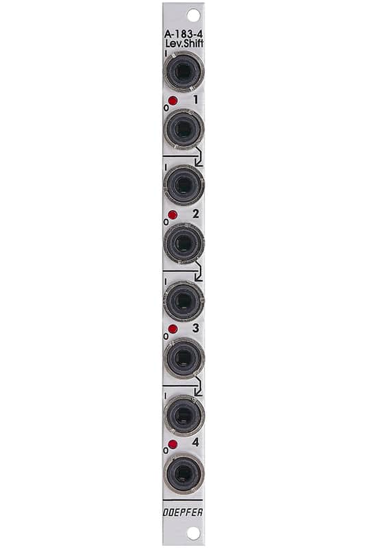 Doepfer A-183-4 Quad level shifter eurorack module. image 1