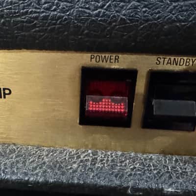 78 Marshall JMP 1992 Super Bass 2-Channel 100-Watt Guitar / Bass Amp Head 1978-Black image 7