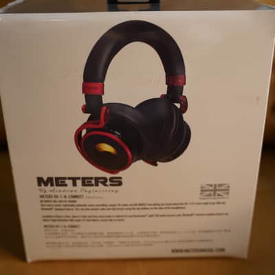 Meters by Ashdown Engineering Meters OV1B-Connect Editions Bluetooth Headphones - Black and Red 2010s - Black and Red image 3