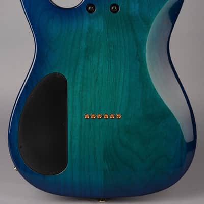 Kiesel Solo HSS - Alder/Maple/Birdseye - Aqua Burst image 8
