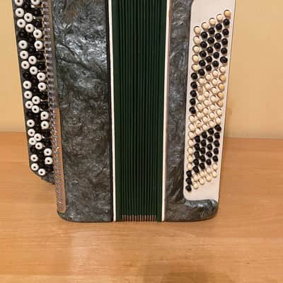 Rare Antique German Accordion Meinel & Herold Klingenthal +