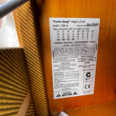 Fender Twin Amp 57 Tweed Custom Hand Wired 2010-2020’s image 5