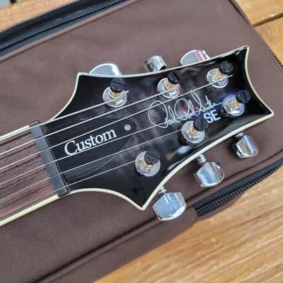 PRS SE Custom 22 Semi-Hollow with Gigbag- Charcoal Burst image 11