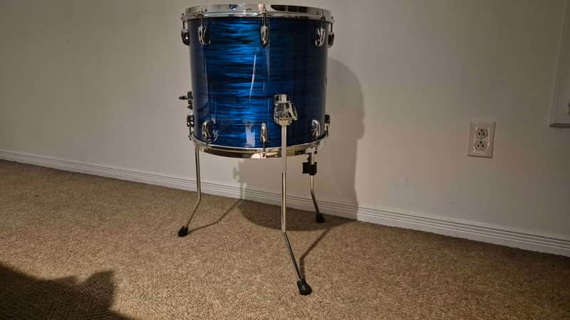 Gretsch GB-1416F Brooklyn 14x16 Floor Tom Blue Burst Pearl image 1