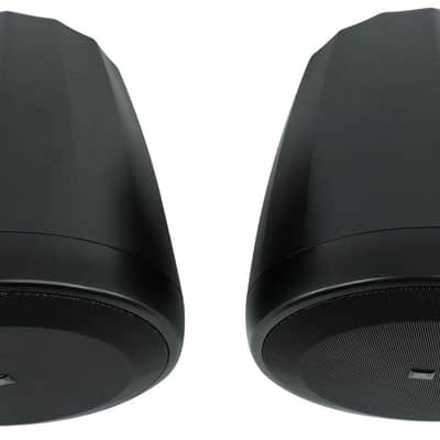 Pair JBL Control 67 P/T 6.5" Commercial 70v Black Hanging Pendant Speakers C67P/T image 1
