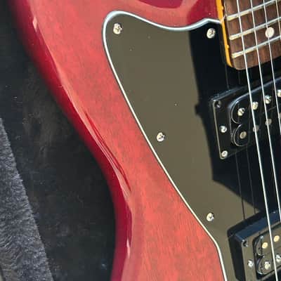 Fender Modern Player Jazzmaster HH 2014 - Crimson Red Transparent image 4