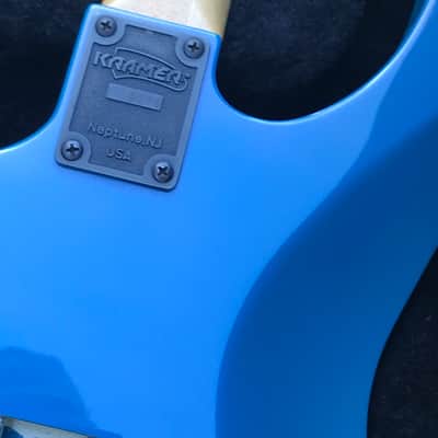 Kramer Baretta II 1980s American Series Flip Flop Blue image 7