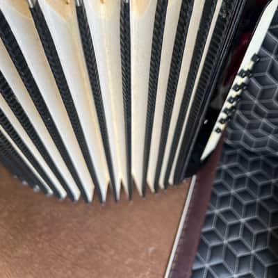 Silvertone Piano Accordion with case and strap- Must go! Plays good. Ships fast! image 24