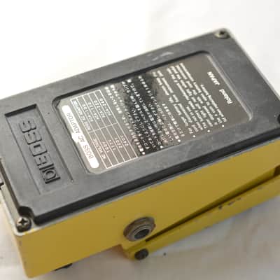 Boss OD-1 Over Drive (Black Label) 1981 - 1985 - Yellow Vintage Guitar Effects Pedal JRC4558D Made in Japan image 4
