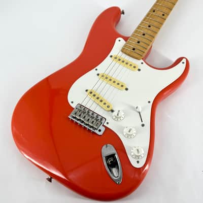 1991 Fender Squier Hank Marvin Japan Stratocaster – Fiesta Red image 2