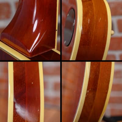 Gibson Les Paul Custom Plain Maple Top Cherry Sunburst 1975 w/OHSC (Refret/Mods) image 14