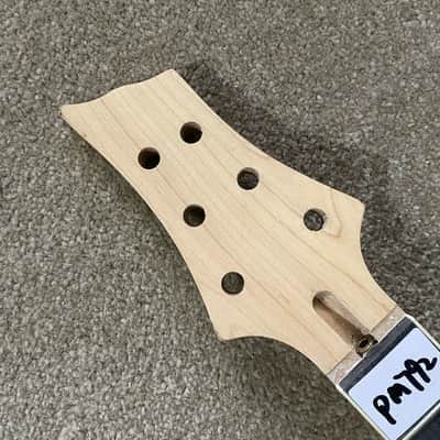 Unfinished Maple Wood Guitar Neck, Rosewood 24 Frets Fingerboard image 4