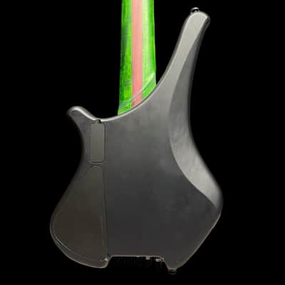 S.Martyn Custom Blaze 32” Headless 5 String Bass Guitar w/ Gigbag image 4