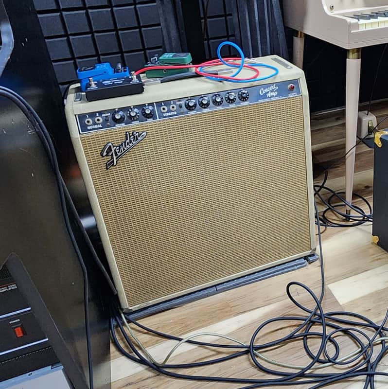Fender Concert Brownface 1964 40W 4x10" Guitar Combo image 1
