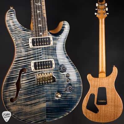 PRS 40th Anniversary Custom 24-08 Semi-Hollow Limited Edition - Faded Whale Blue image 1