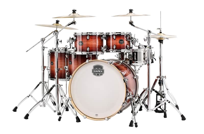 Mapex Armory 6pc Studioease Fast Shell Pack in Redwood Burst - 10/12/14/16/22/14S - AR628SFURA image 1