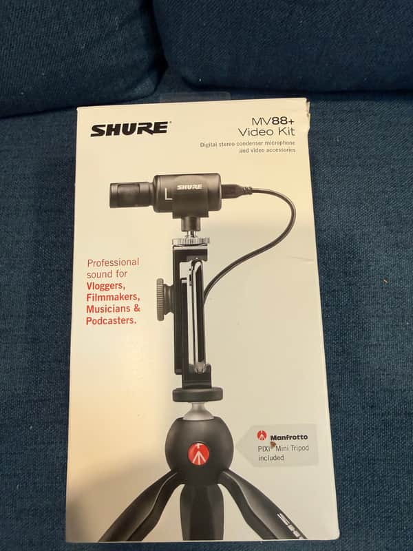 Shure MOTIV MV88+ Video Kit with iOS / USB Condenser Microphone