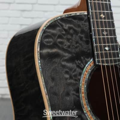 B.C. Rich Prophecy Series Acoustic Cutaway Acoustic-electric Guitar - Smoke Black Quilt (BCRACSmBkd3) image 4