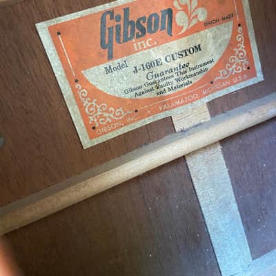 Early 70's Gibson J-160E image 16