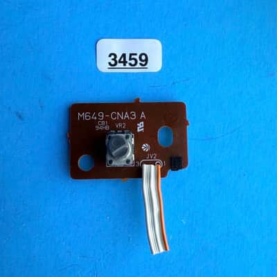 CASIO LK-92TV Lighting Keyboard Part: MIC Volume Board PCB M649-CNA3 image 2